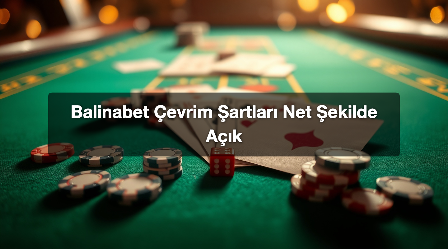 Balinabet Çevrim Şartları Net Şekilde Açık